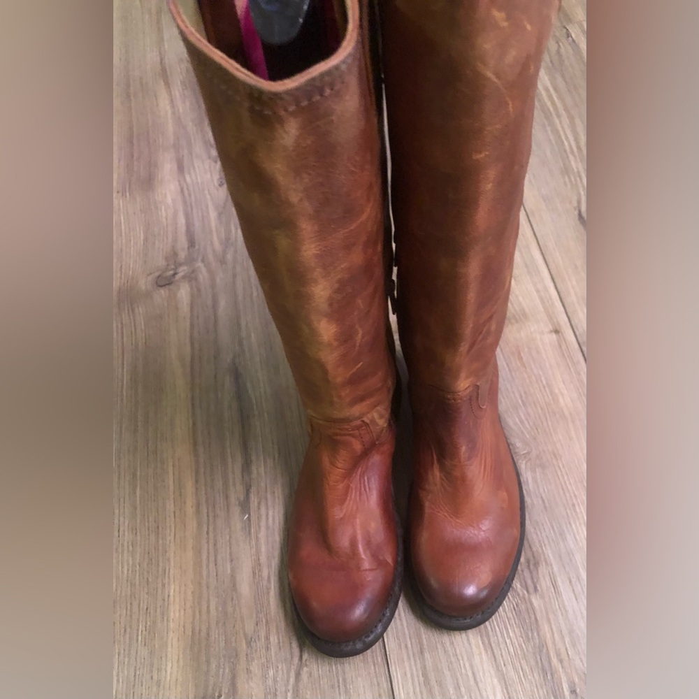 Vintage Frye Brown Leather Riding Boots